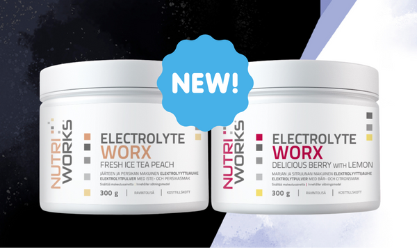 Paras elektrolyyttijauhe - Nutri Works Electrolyte worX