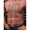 2POOD Crop-top I hate this see you tomorrow-Naisten lyhythihaiset ja topit-2POOD-S-Aminopörssi