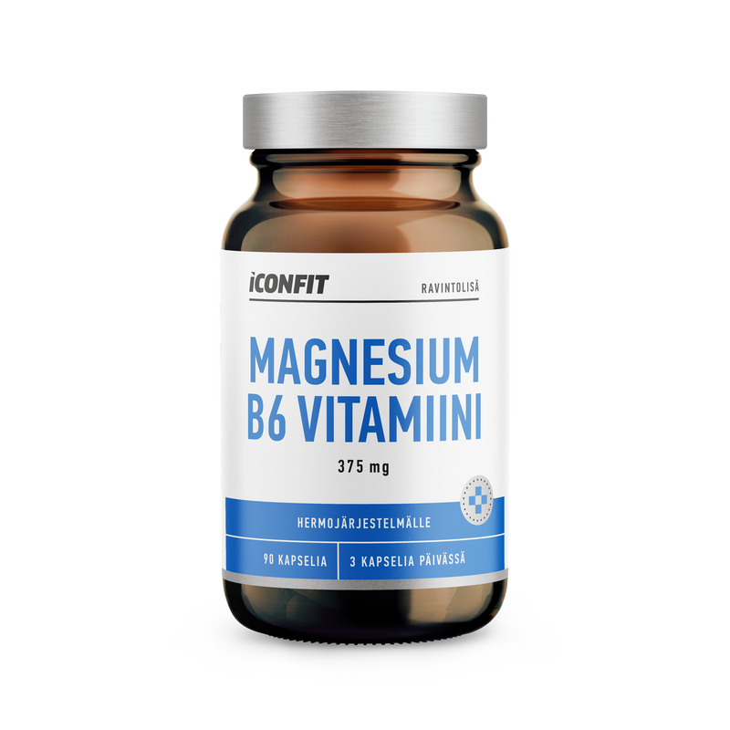 Magnesium +B6, 90 kaps.-Magnesium-ICONFIT-Aminopörssi