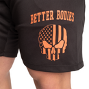 Skull Function Shorts, Black/Flame-Miesten shortsit-Better Bodies-S-Aminopörssi