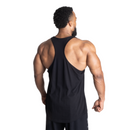 Better Bodies Logo Essential T-Back Black-Miesten hihattomat paidat-Better Bodies-S-Aminopörssi