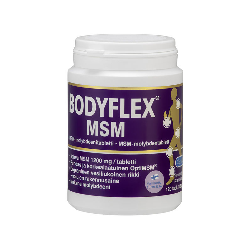 Bodyflex MSM, 120 tabl-MSM-Hankintatukku-Aminopörssi
