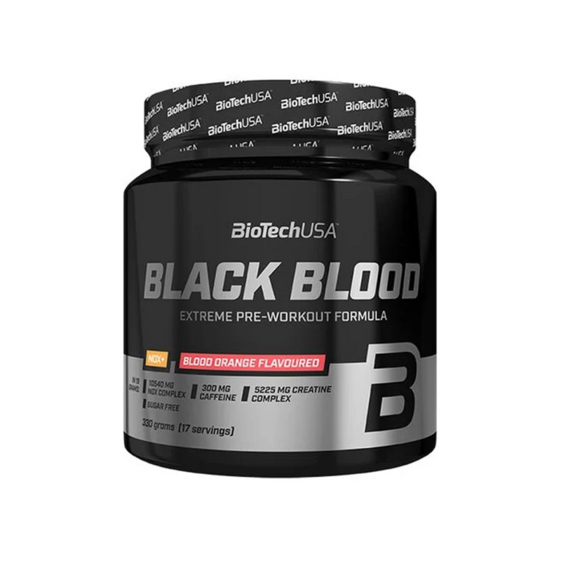 Black Blood NOX+, 330 g-Pre Workout-BioTechUSA-Blood Orange-Aminopörssi