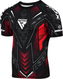 RDX IMMAF Approved Half Sleeves Compression Shirt Red Red-T-SHIRT-RDX-S-Aminopörssi