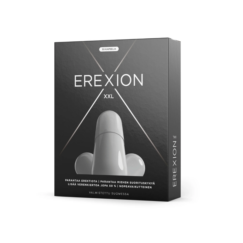 Erexion XXL 30 kaps.-Erityisesti miehille-New Organics-Aminopörssi