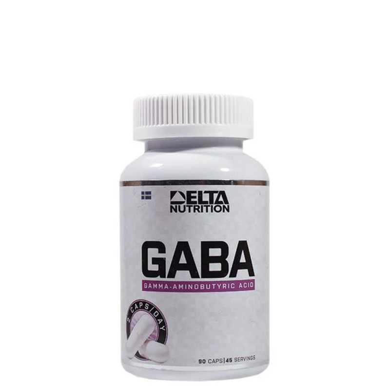 GABA, 90 kaps.-GABA-Delta Nutrition-Aminopörssi