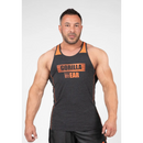 Gorilla Wear Wallace Tank Top Gray-Orange-Miesten hihattomat paidat-Gorilla Wear-M-Aminopörssi