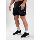 Cortez 2 in 1 shorts black-Miesten shortsit-Gorilla Wear-M-Aminopörssi