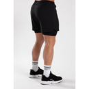 Cortez 2 in 1 shorts black-Miesten shortsit-Gorilla Wear-M-Aminopörssi
