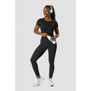 ICIW Define Seamless Cropped T-shirt Black-Naisten lyhythihaiset ja topit-ICANIWILL-XS-Aminopörssi