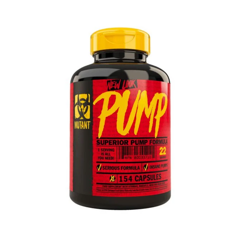 PUMP, 154 kaps.-Pre Workout-Mutant-Aminopörssi