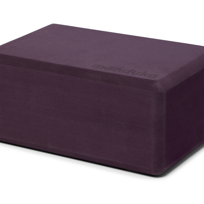 Recycled Foam Block, Purple-Joogablokki-Manduka-Aminopörssi