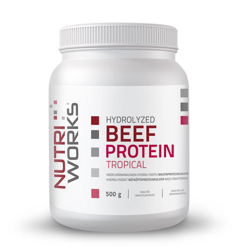 Beef Protein, 500g-Lihaproteiini-Nutri Works-Aminopörssi