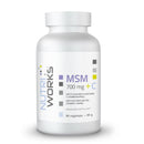 MSM 700mg+C 90 vegekaps.-MSM-Nutri Works-Aminopörssi