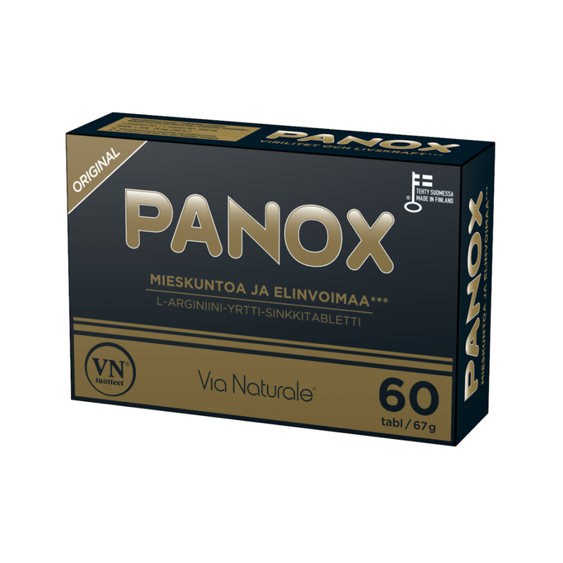 Panox, 60 tabl.-Testoboosteri-Via Naturale-Aminopörssi