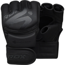RDX F15 MMA Training Gloves Matte Black-MMA Hanskat-RDX-S-Aminopörssi