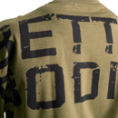 Skull Union Iron Tee Army Green Melange-Miesten T-paita-Better Bodies-M-Aminopörssi