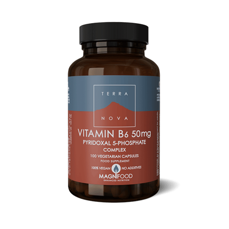 Vitamin B6 50 mg Complex, 50 kaps.-B-vitamiini-Terranova-Aminopörssi
