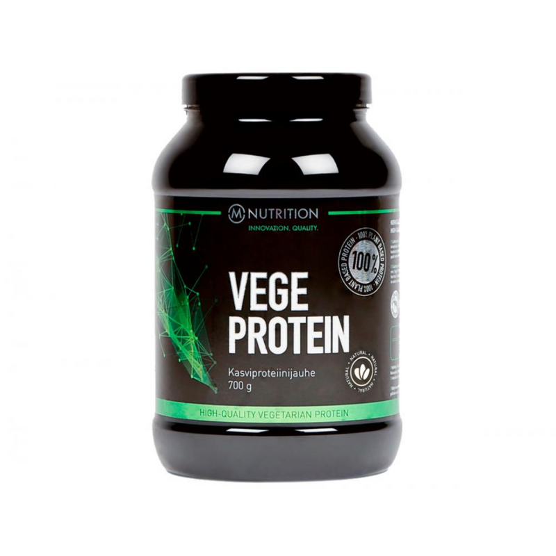 Vege Protein, 700 g-Kasviproteiinisekoitus-M-Nutrition-Maustamaton-Aminopörssi