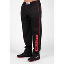 Wallace Mesh Pants, Black - Red-Miesten housut-Gorilla Wear-S/M-Aminopörssi