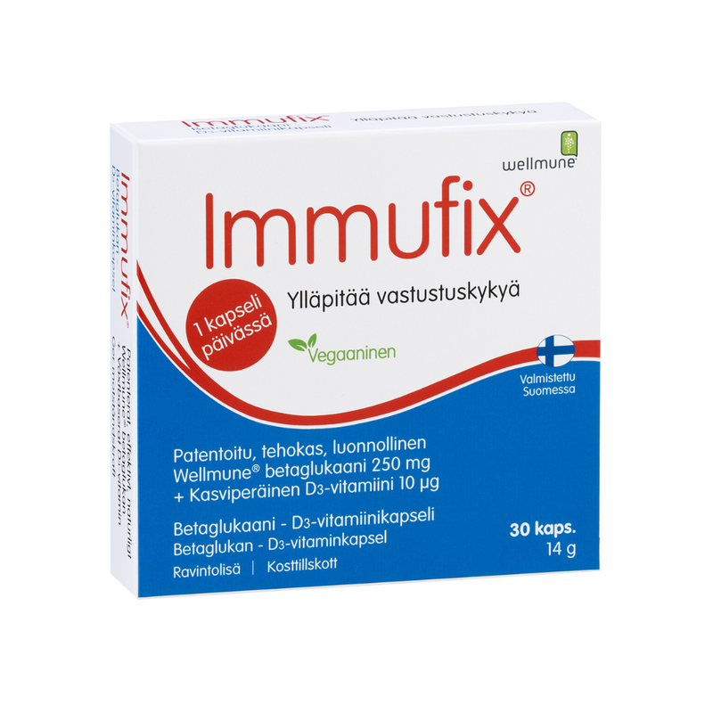 Immufix® D3, 30 kaps.-Vastustuskyky-Hankintatukku-Aminopörssi