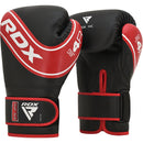 RDX 4B Robo Kids Boxing Gloves RED/BLACK-BOXING GLOVES-RDX-4oz-Aminopörssi