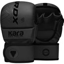 RDX F6 KARA MMA Sparring Gloves 7oz BLACK-GRAPPLING GLOVES-RDX-S/M-Aminopörssi