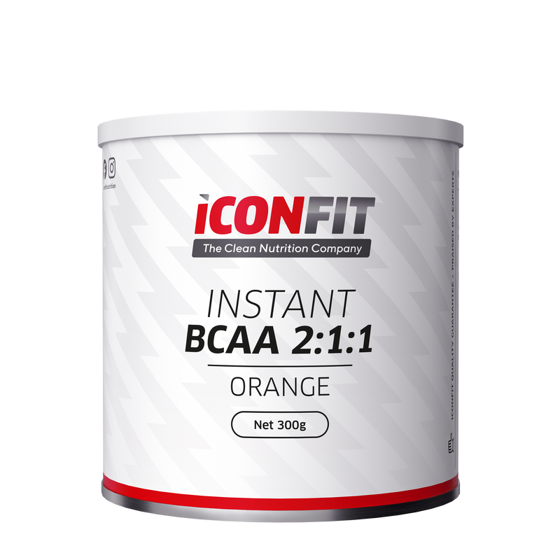 Instant BCAA 2:1:1, 300g-BCAA-ICONFIT-Orange-Aminopörssi