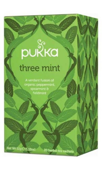 Three Mint tee-Pukka-Aminopörssi
