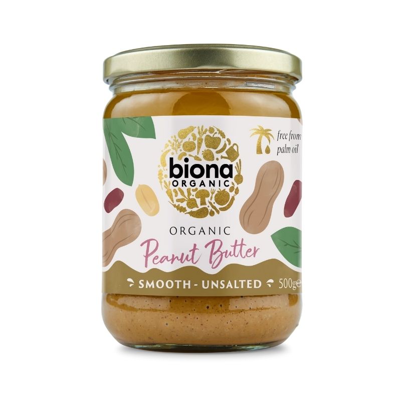 Peanut Butter Smooth, 500 g-Levite-Biona-Aminopörssi