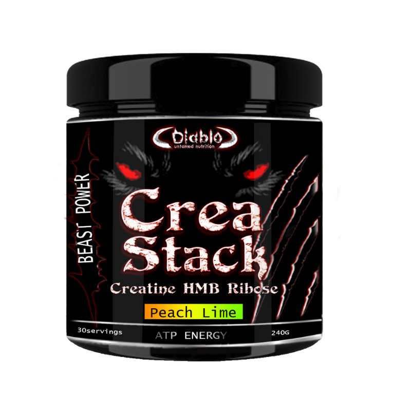 CreaStack, 240g-Kreatiini-Diablo Untamed Nutrition-Aminopörssi