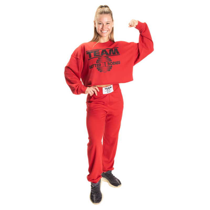 Highbridge Sweater, Chili Red-Naisten pitkähihaiset ja hupparit-Better Bodies-XS-Aminopörssi