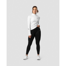 Everyday Long Sleeve 1/4 Stripe Zipper White-Naisten pitkähihaiset ja hupparit-ICANIWILL-XS-Aminopörssi
