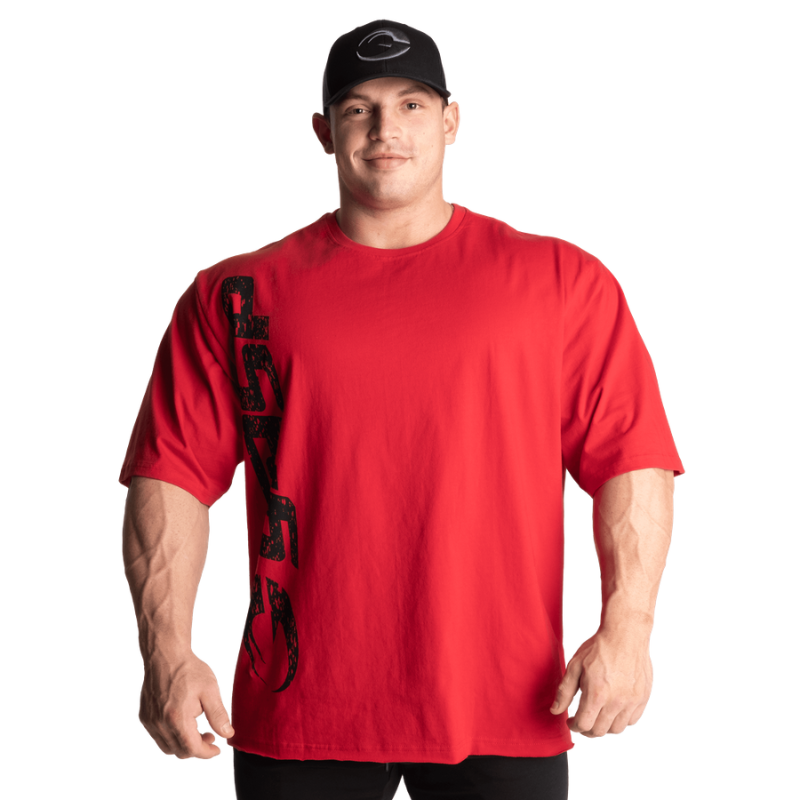 Iron tee, chili red GASP