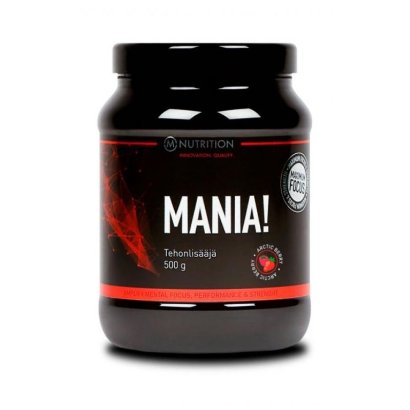 MANIA!, 500 g-Ennen treeniä-M-Nutrition-Pohjolan marjat-Aminopörssi