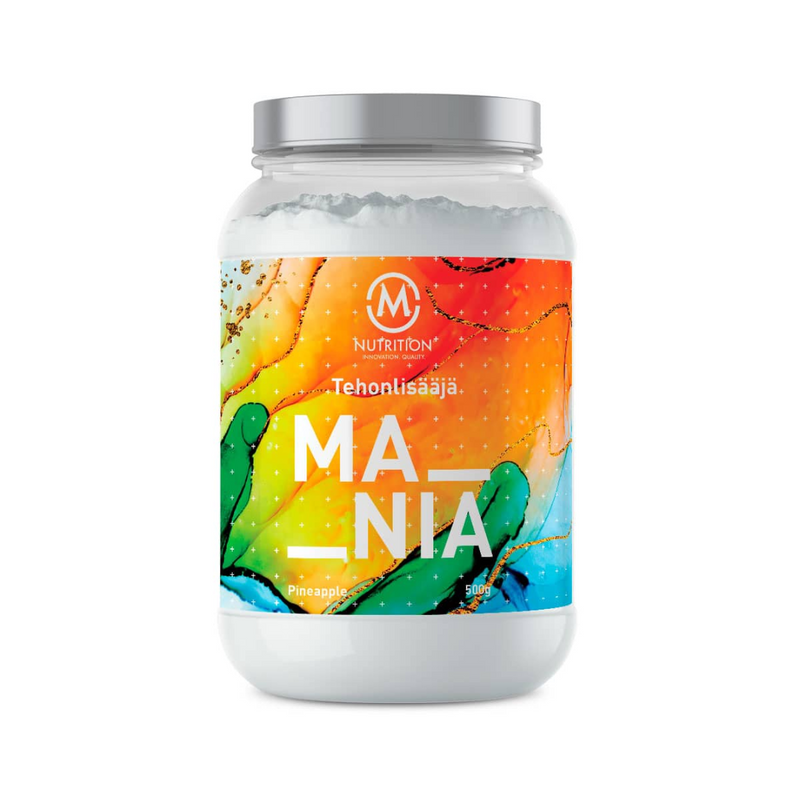 MANIA!, 500 g-Pre-Workout-M-Nutrition-Pineapple-Aminopörssi