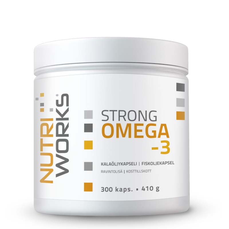 Strong Omega-3, 300 kaps.-Omega-3-Nutri Works-Aminopörssi
