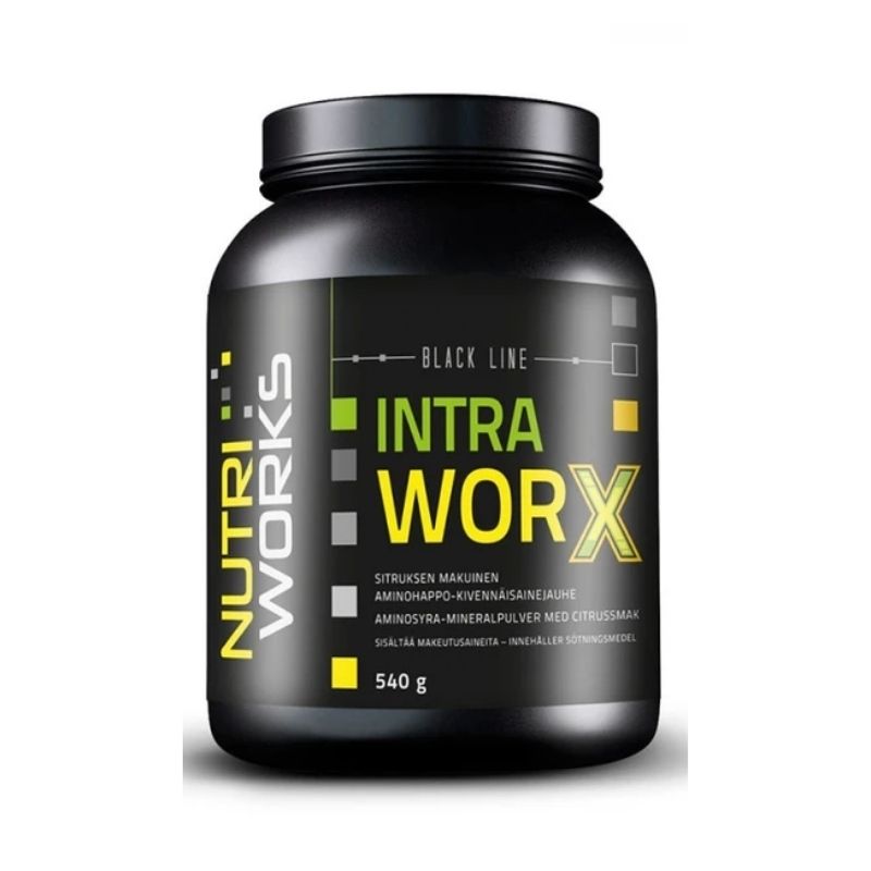 Black Line Intra WorX, 540 g-Intra-Workout-Nutri Works-Citrus-Aminopörssi