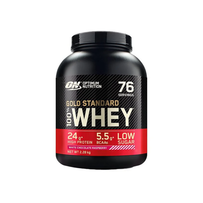 Gold Standard 100 % Whey Protein, n. 2.2 kg-Heraproteiinisekoitus-Optimum Nutrition-White Chocolate Raspberry-Aminopörssi