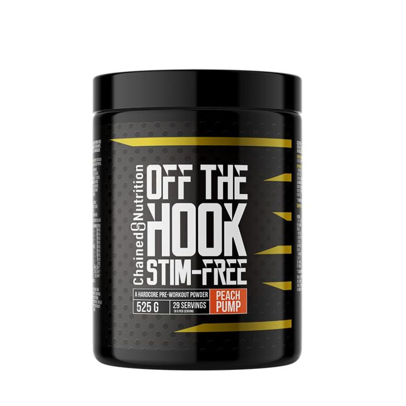 Off the Hook, Stim Free, 525 g-Pre-Workout-Chained Nutrition-Peach-Aminopörssi