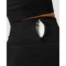 Ribbed Define Seamless Pocket Shorts Black-Naisten shortsit-ICANIWILL-XS-Aminopörssi