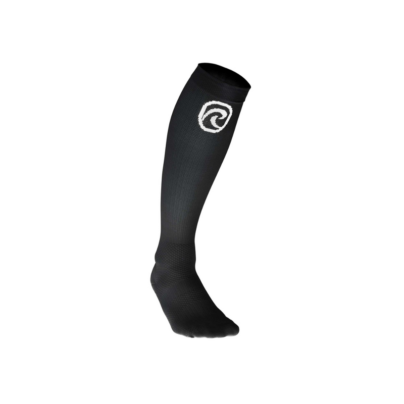 QD Compression socks, black-Kompressio-Rehband-S-Aminopörssi