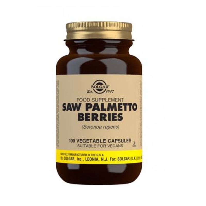 Saw Palmetto Berries 520 mg, 100 kaps.-Mieskunto-Solgar-Aminopörssi