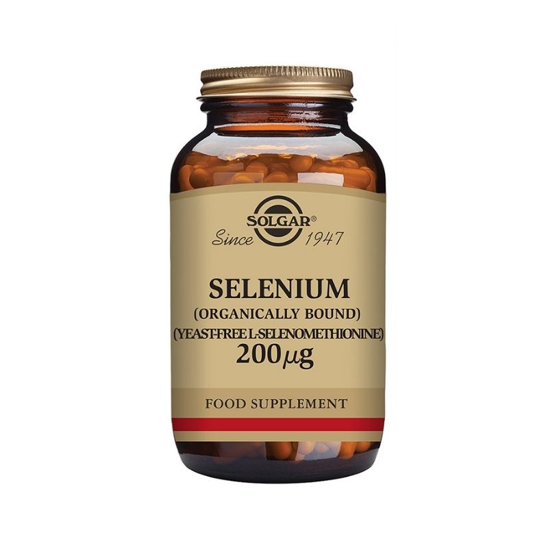 Selenium 200 µg, 100 tabl.-Seleeni-Solgar-Aminopörssi