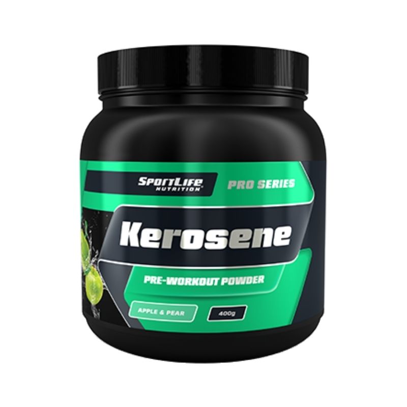 Kerosene, 400 g-Pre-Workout-SportLife Nutrition-Omena & päärynä-Aminopörssi