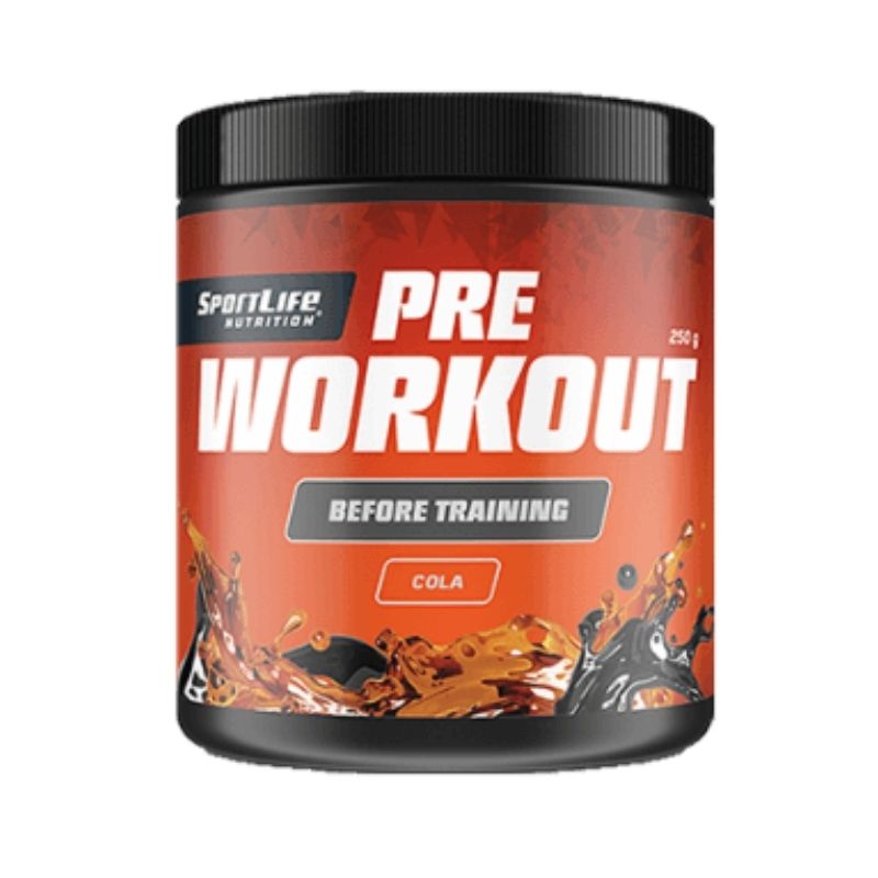 Pre Workout, 250 g-Pre-Workout-SportLife Nutrition-Cola-Aminopörssi