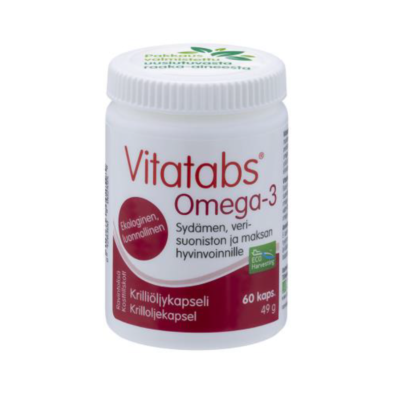 Vitatabs Omega3 krilliöljykapseli, 60 kaps.-Omega-3-Hankintatukku-Aminopörssi