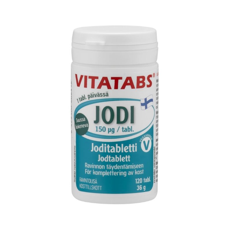 Vitatabs® Jodi 150 µg, 120 tabl./36 g-Jodi-Hankintatukku-Aminopörssi