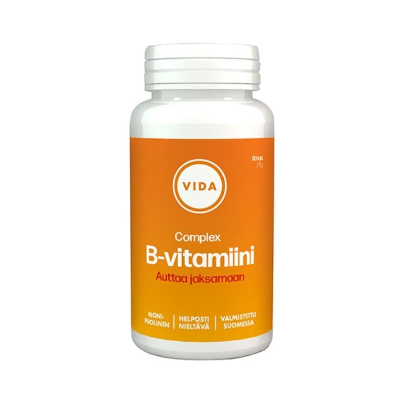 B-Complex, 90 tabl.-B-vitamiini-Vida-Aminopörssi