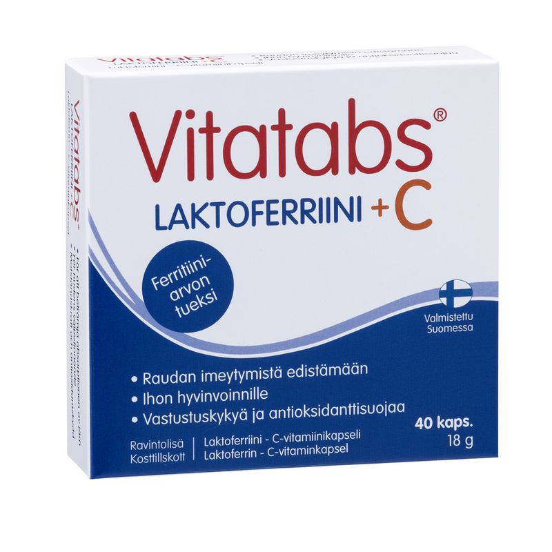 Laktoferriini+C, 40 tabl.-Vastustuskyky-Vitabalans-Aminopörssi